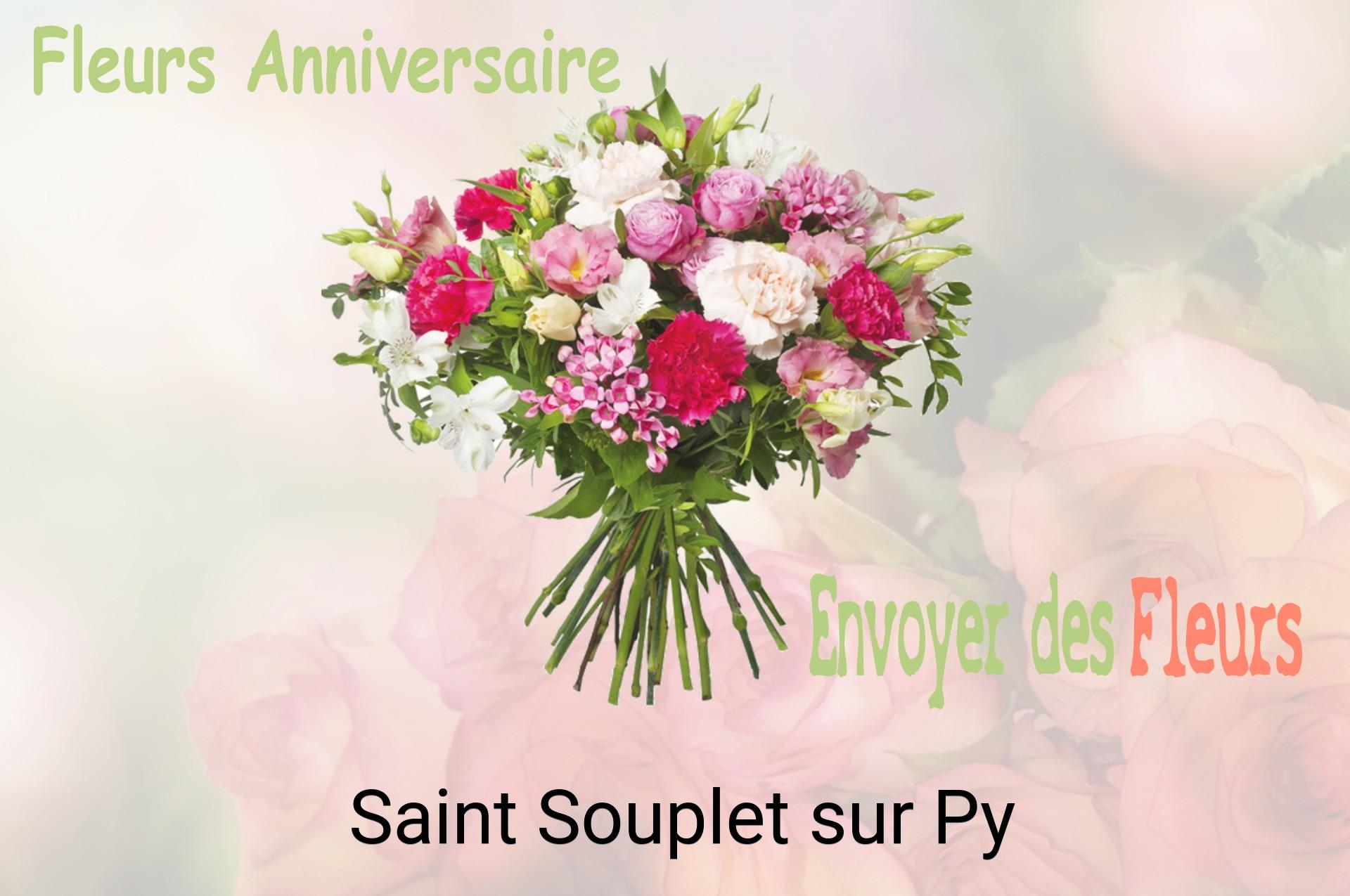 Bouquet de fleurs d’anniversaire livré à Saint-Souplet-sur-Py