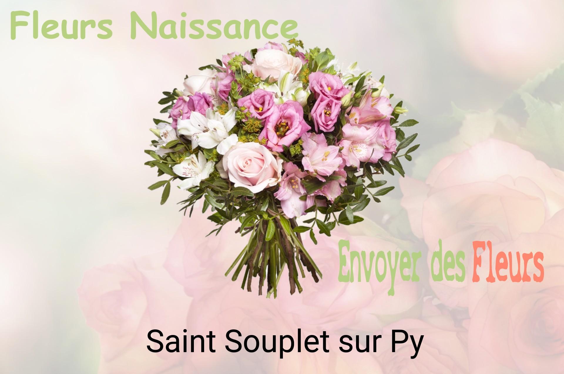 Bouquet de fleurs de naissance livré à Saint-Souplet-sur-Py